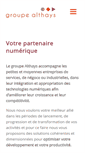 Mobile Screenshot of groupe-althays.com